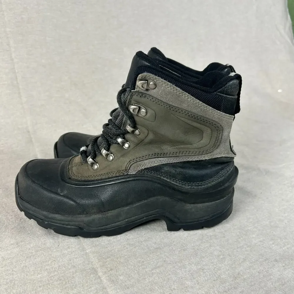 Lands End Mens Hiking Boots‎ Shoes Size 7.5B Waterproof Mid Camping Outdoors